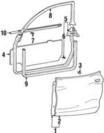 8239227011 - : 2000-2001 Hyundai Tiburon - Inner Cover for Hyundai: Tiburon Image