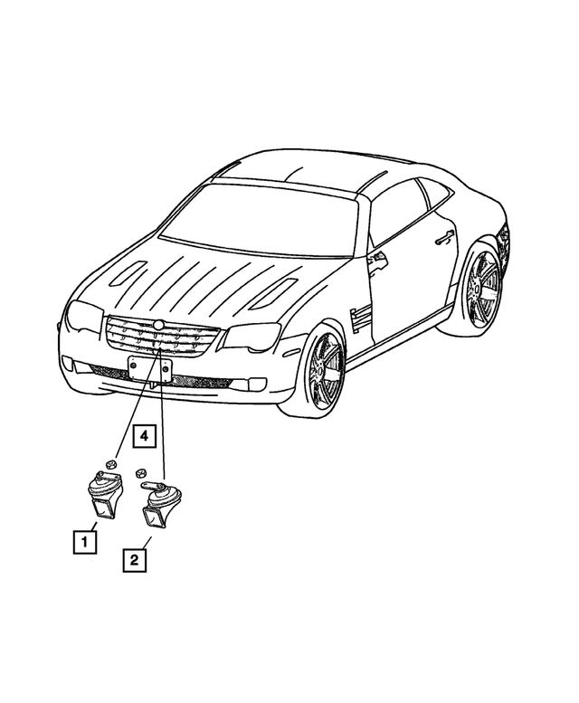 « 5102603AA –  : Avertisseur Sonore Et Sup pour Mopar Image »