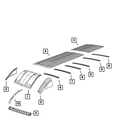 Roof for 2025 Ram ProMaster 3500 #1