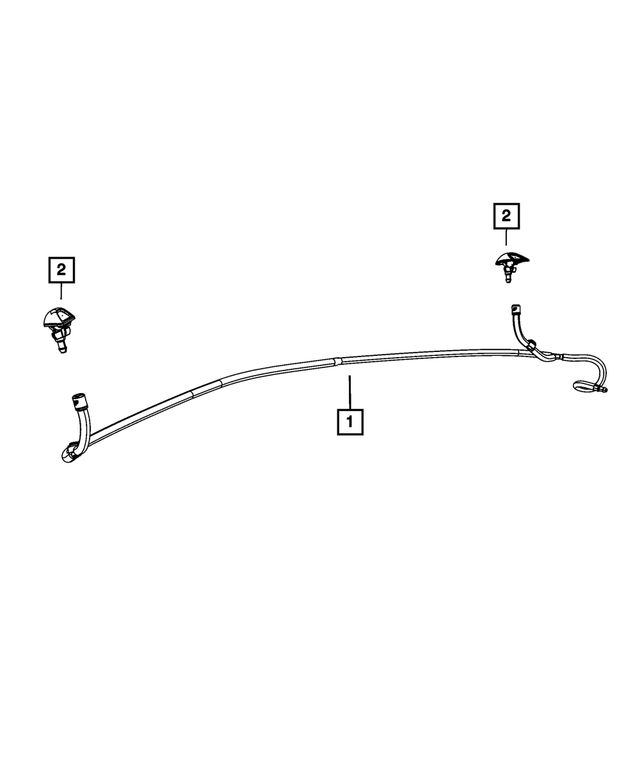 68082434AC - Electrical: Washer Nozzle, Right for Mopar Image