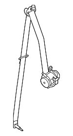 72115A4FDC5 - : Belt &amp; Retractor for Mini Image