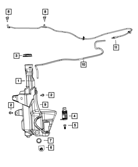 Wiper and Washer System for 2017 Ram 3500 #3