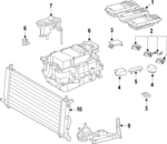 G902048050 - Hybrid Components: Water Pump for Toyota Image