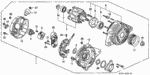 31101PY3J01 - Engine: ROTOR ASSY. for Acura Image