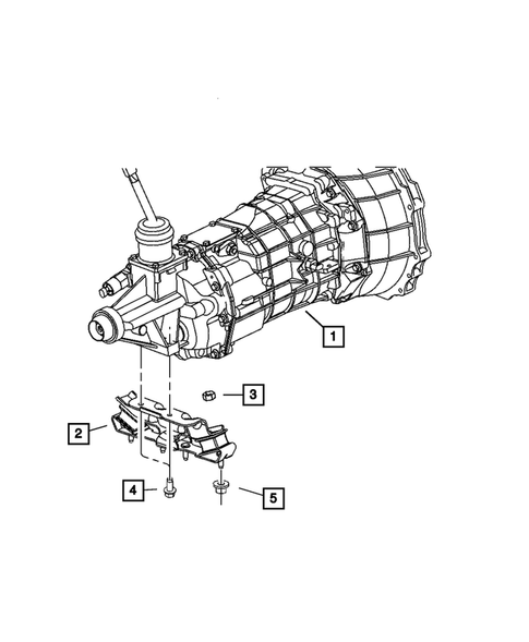 Engine Mounting for 2006 Dodge Ram 1500 #9