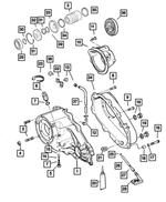 4798111 - Transfer Case Model 231 [DHN]: Transfer Front Case for Mopar Image