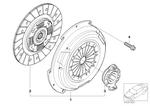 21207551383 - Clutch: Set Clutch Parts for Mini Image