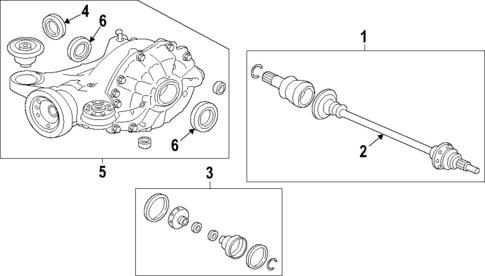 Rear Axle for 2020 Jaguar XE #0