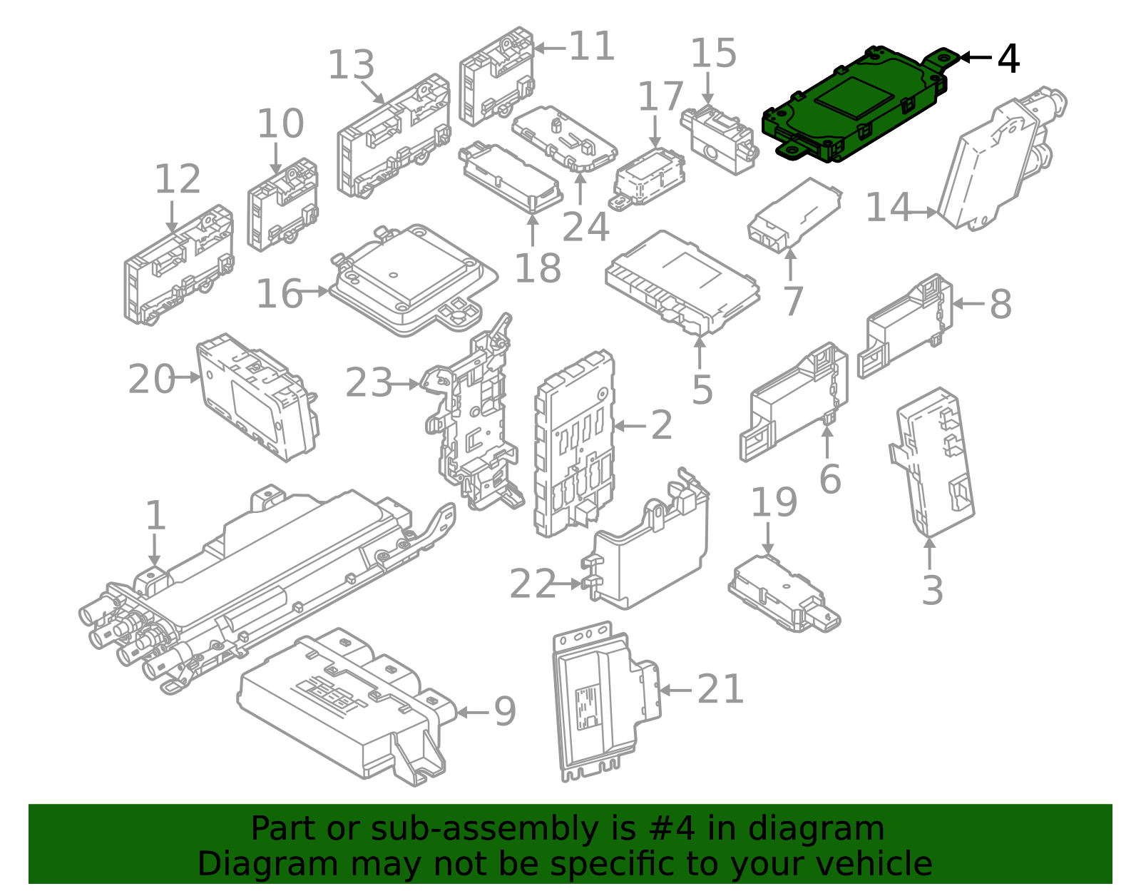 2022-2025 BMW iX Control Module 61-35-5-A8E-8F1 | OEM Parts Online