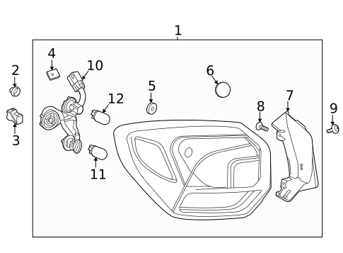 Tail Lamps for 2025 Buick Encore GX #2