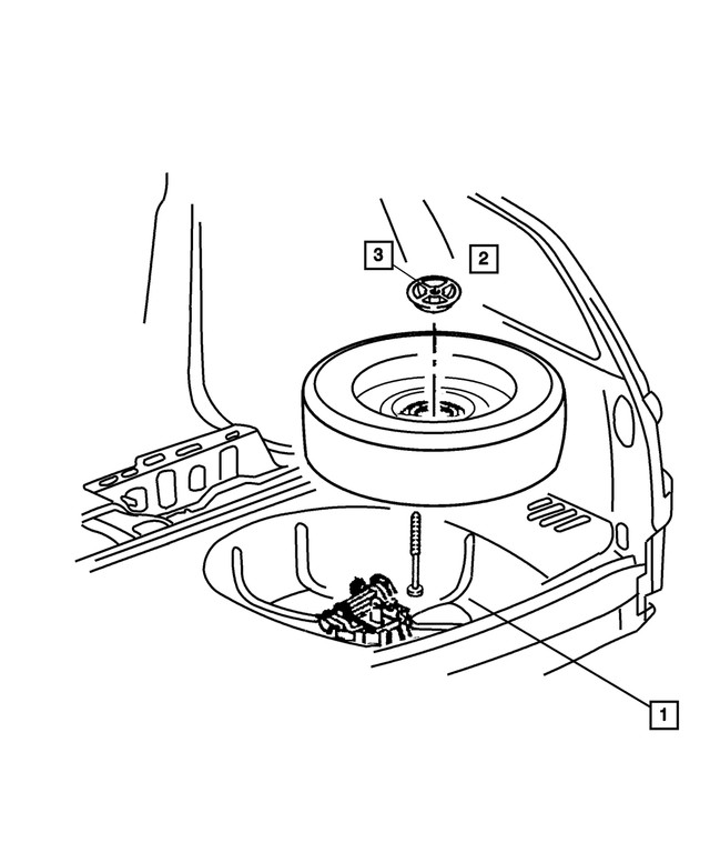 « 52059169AB – Wheels, Covers and Jacks : J Boulon pour Mopar Image »