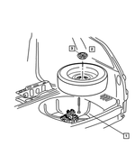 6503070 - : Jack And Tire Hold Down Wingnut for Mopar Image