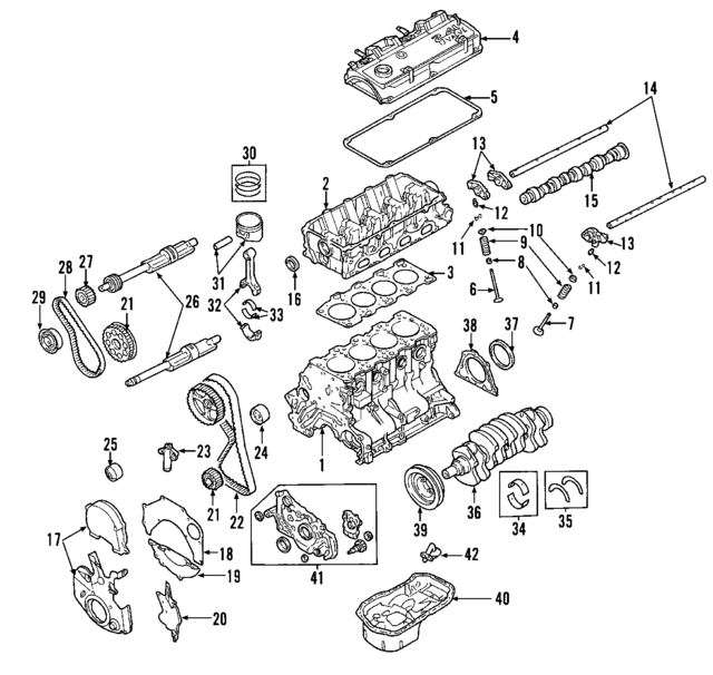 1052A448 - Engine: Engine Crankshaft Main Bearing for Mopar Image