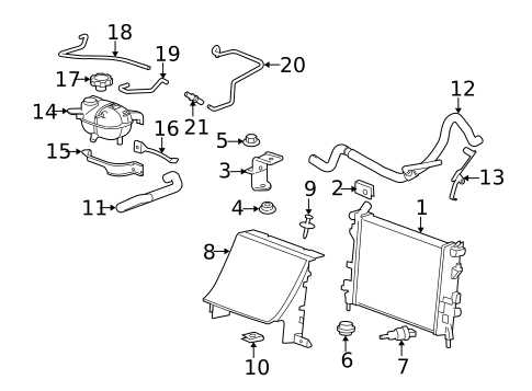 Hardware, Fasteners & Fittings for 2006 Pontiac Solstice #0