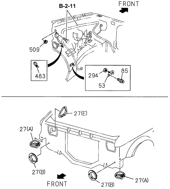 Headlight Backing for 1997 Acura SLX #0