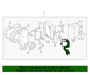 2003-2009 Lexus GX470 A/C Pipe 88710-6A890 OEM Parts Online