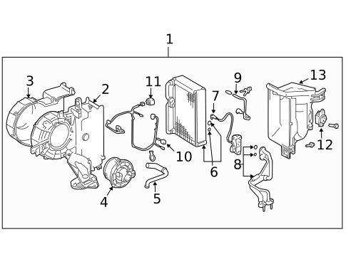 Auxiliary Heater & AC for 2006 Lexus GX470 #0