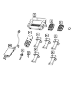 68592131AA - Electrical: Hub Receiver for Mopar Image