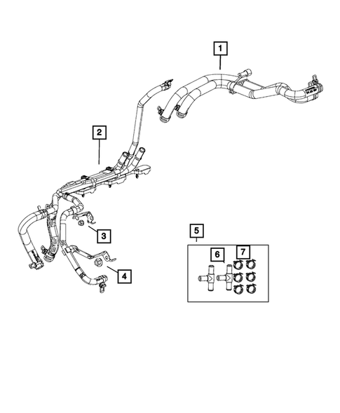 Air Conditioner and Heater Plumbing for 2023 Ram 3500 #4