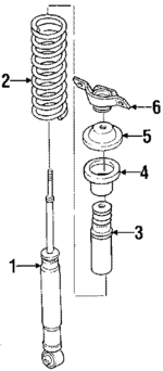 21029GA030 - Suspension: Shock Absorber Bushing for Subaru Image