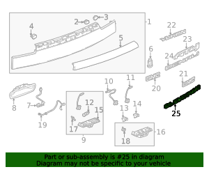 2024-2026 GMC Nameplate 85126841 GM | GMPartsDirect.com