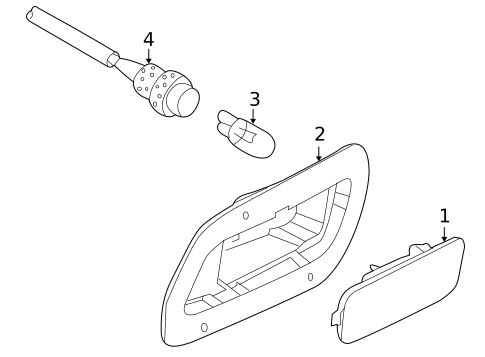 Side Marker Lamps for 2010 Volkswagen GTI #0