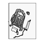 88310GI600 - Body: Seat Back Frame for Hyundai: Ioniq 5 Image