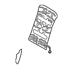 88350GI010 - Body: Seat Back Pad for Hyundai: Ioniq 5 Image