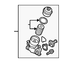59115389P - Engine: Oil Filter Housing for Audi Image
