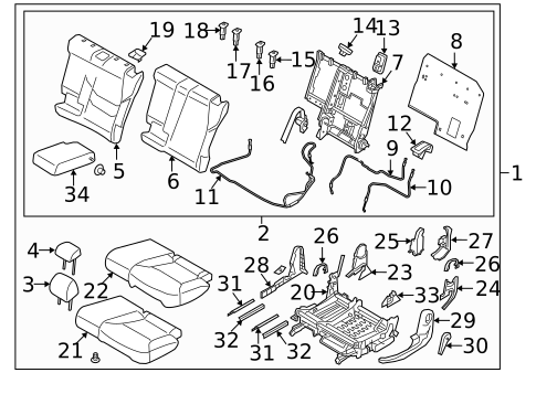 Second Row Seats for 2017 Mazda CX-9 #0