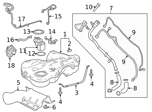 Fuel Pumps & Related Components for 2018 Buick Regal Sportback #1