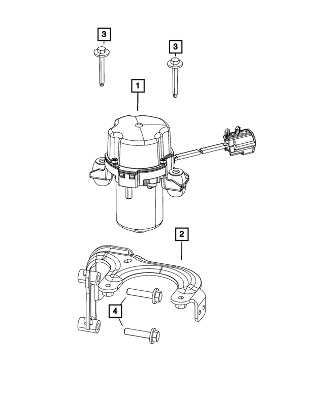 68351611AB - Brakes: Pump Bracket for Mopar Image