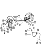 68067671AA - Brakes: Anti-Lock Brake System Hydraulic Control Unit, Left Hand Drive for Dodge: Journey Image