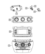 6509232AA - Air Conditioners and Heaters: Screw for Dodge: Dart, Durango, Journey | Jeep: Cherokee, Compass, Grand Cherokee, Grand Cherokee WK, Wagoneer S Image