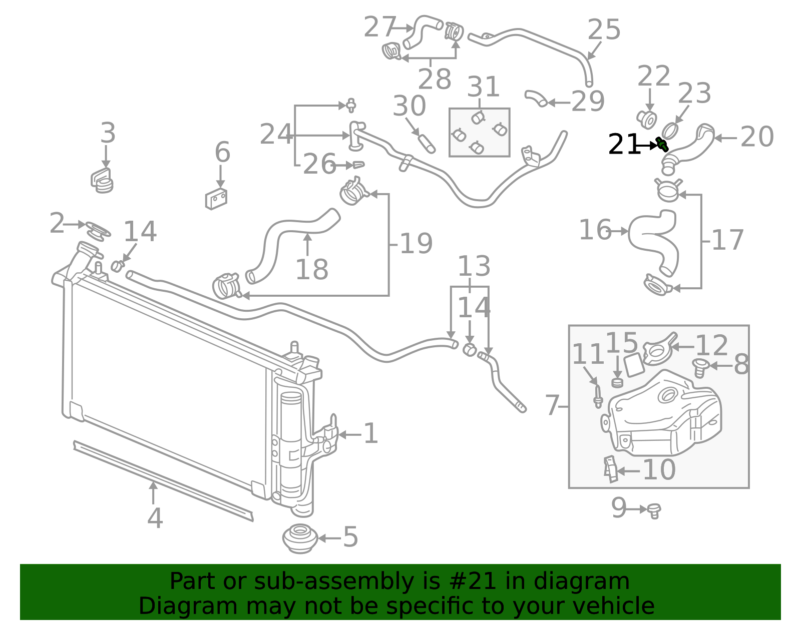 1995-2026 GM Engine Coolant Air Bleeder Valve 10070107 GM ...