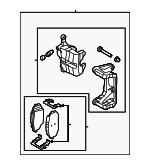 58130CV200CWA - : Caliper Assembly for Kia: EV6 Image