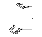 58144GI000 - Brakes: Brake Pads Hardware Kit for Kia: EV6 Image