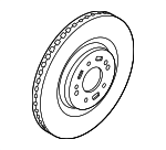 51712GI000 - Brakes: Rotor for Kia: EV6 Image