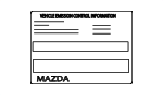 PW6469036 - Body: Emission Label for Mazda Image