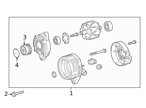 Alternator for 2018 Toyota Corolla iM #0