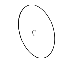 274160W050 - Electrical: Pulley Cap for Scion: iM | Toyota: 4Runner, C-HR, Camry, Corolla, Corolla Cross, Corolla iM, GR Corolla, Grand Highlander, Highlander, RAV4, RAV4 Prime, Tacoma Image