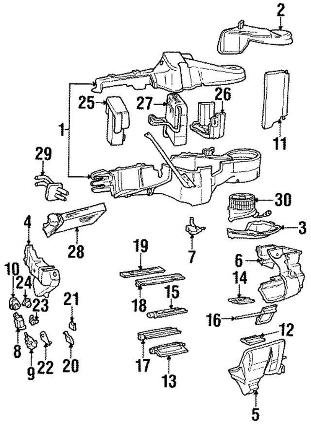 4734047AB - HVAC: HVAC Defrost Mode Door Actuator for Mopar Image