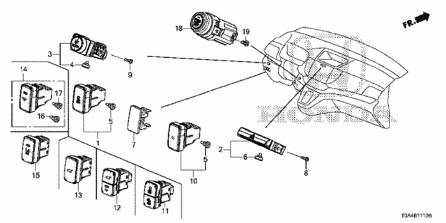 Switch for 2015 Honda CR-V #0