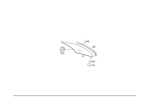Rear Window for 2008 Mercedes-Benz CLK63 AMG #0