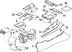 834313S5A01ZA - : Shift Panel for Acura Image