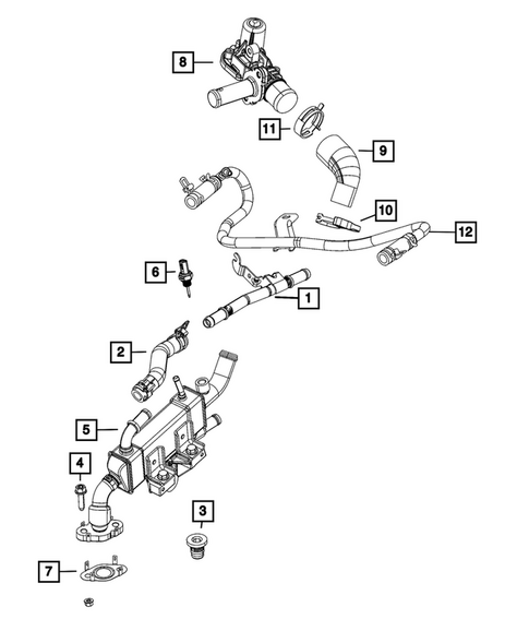 EGR Cooling System for 2027 Dodge Durango #0