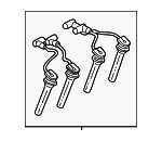 5136001AC - : Plug Wire Set for Chrysler: PT Cruiser | Dodge: Neon Image