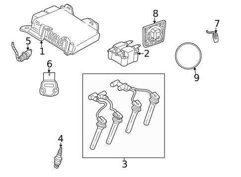 Ignition System for 2001 Chrysler PT Cruiser #0