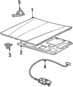 4490950 - Body: Hood for Chrysler: New Yorker | Dodge: Dynasty Image