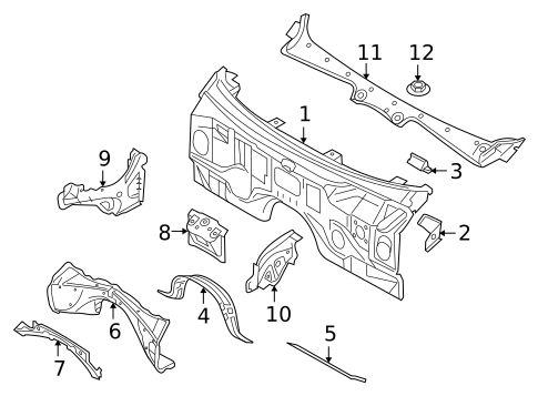 Cowl for 2009 BMW M6 #0